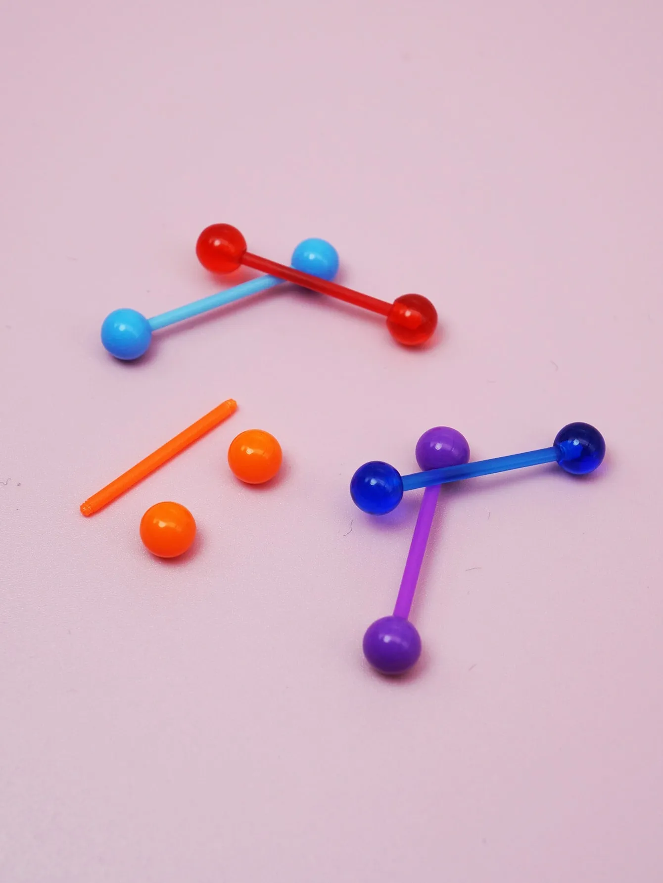 15pcs Minimalist Tongue Stud