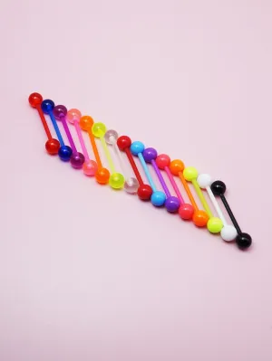 15pcs Minimalist Tongue Stud