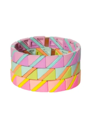 3 COLOURFUL BRACELETS