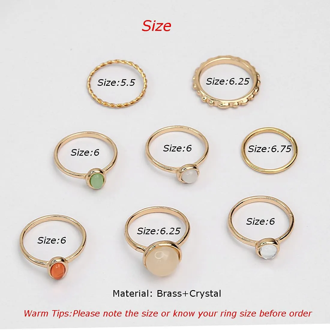 7-19pcs Silver Star Moon Knuckle Ring Set for Women Girls Vintage Stackable Midi Finger Rings Set