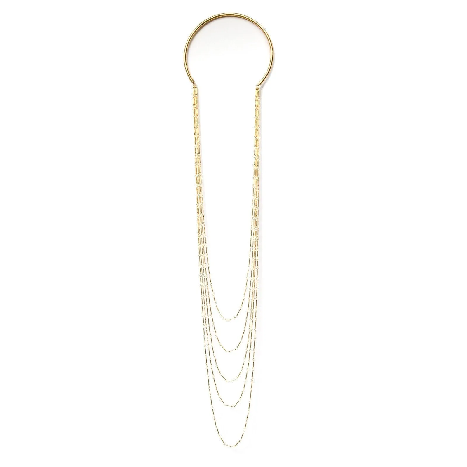 Anuket - 5 Strand Long Necklace