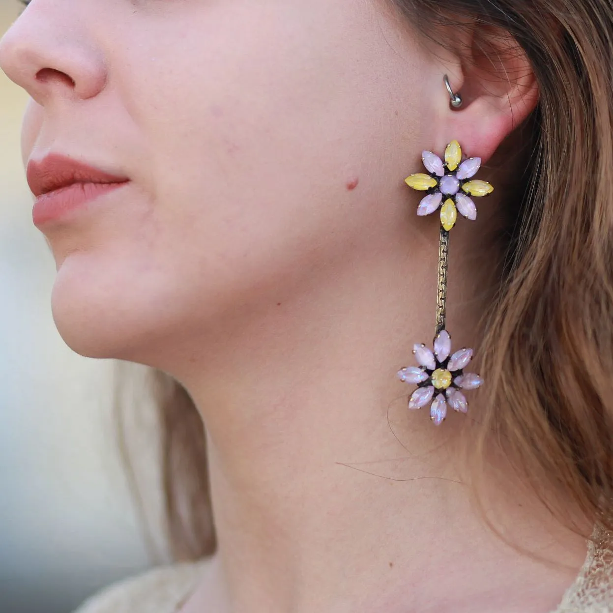 Art Wear Dimitriadis Bay Earrings - Clip on