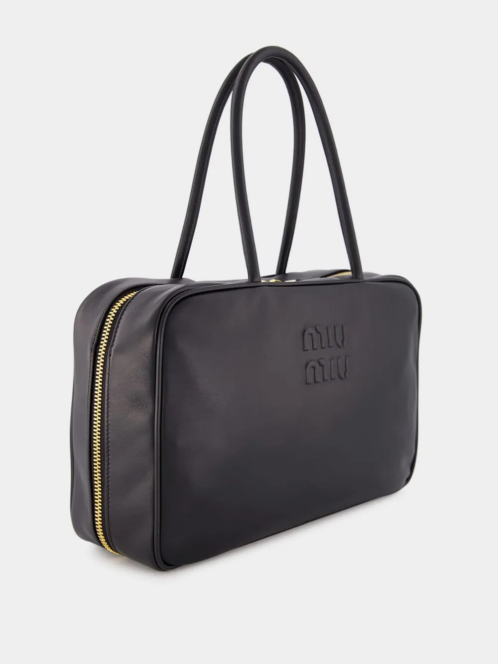 Black Leather Handbag