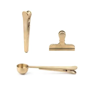 brass clips - assorted styles