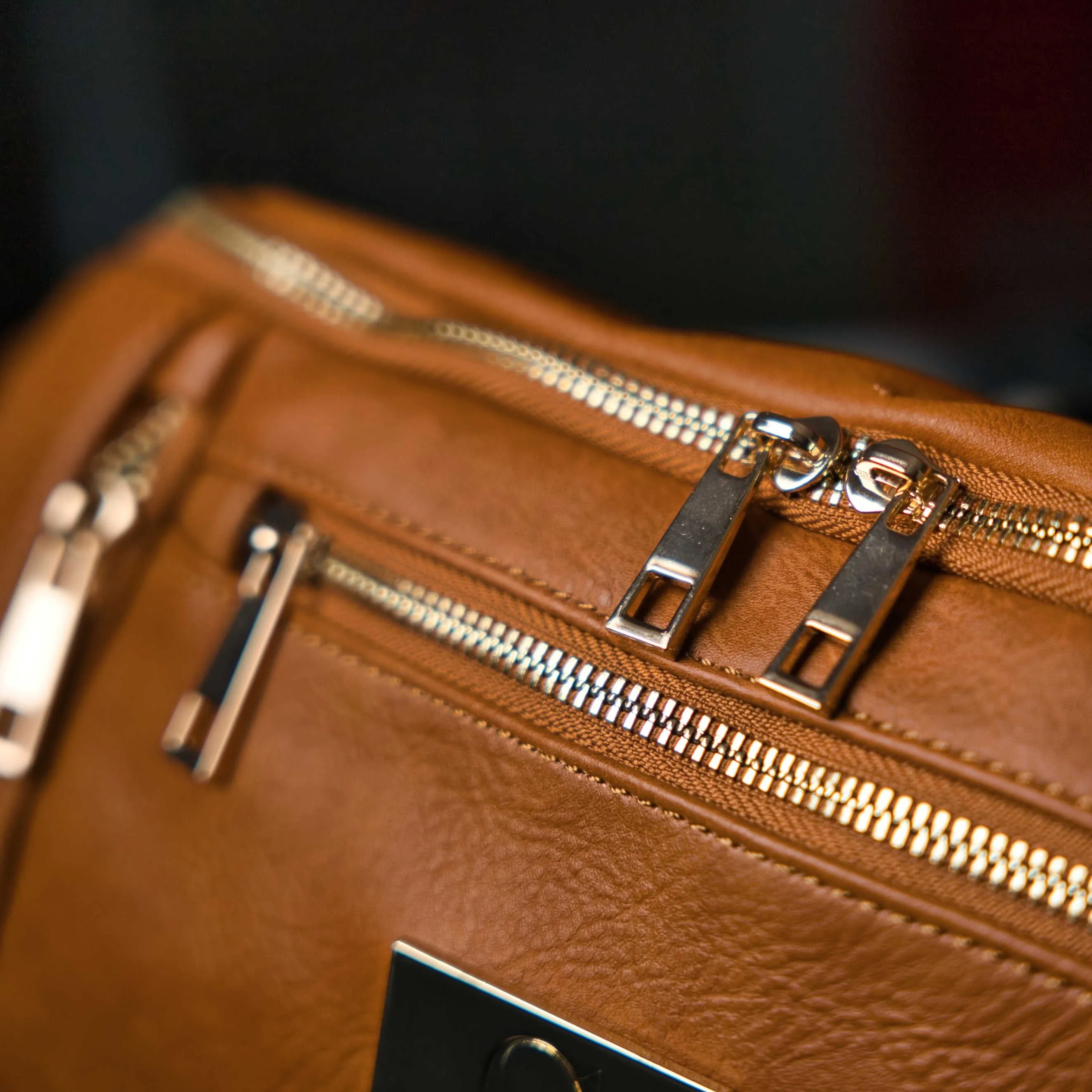 Brown Luciano Leather Sling Bag