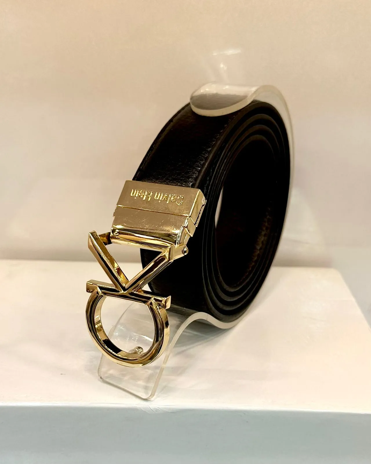 Calvin Klein Leather Belt Black (12)