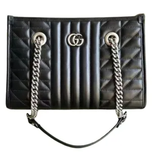 Casual Travel Chain Pu Leather Shoulder Slingbag  For Women