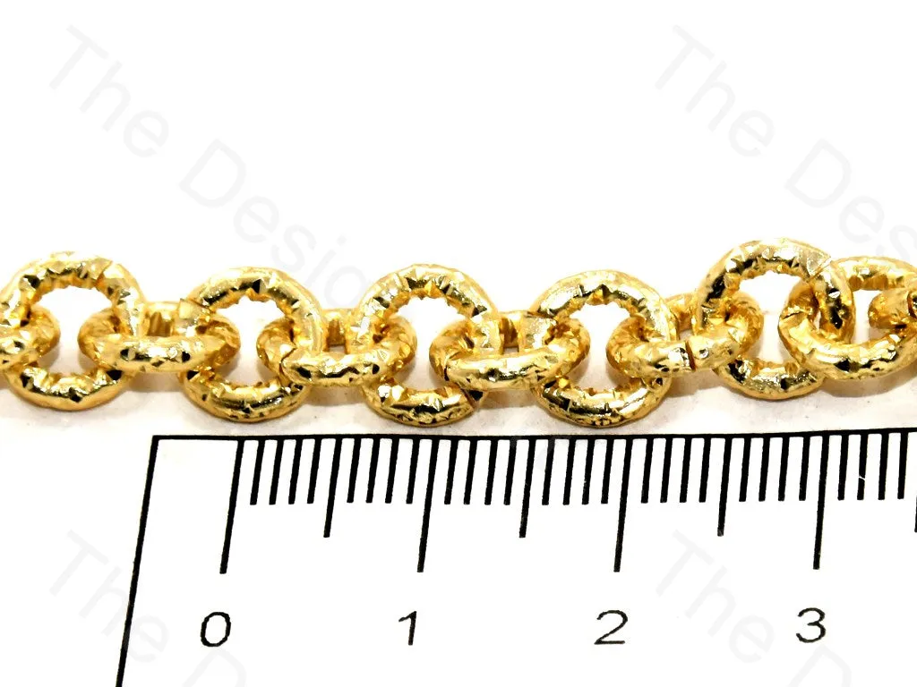 Circle Golden Hooks Metal Chain