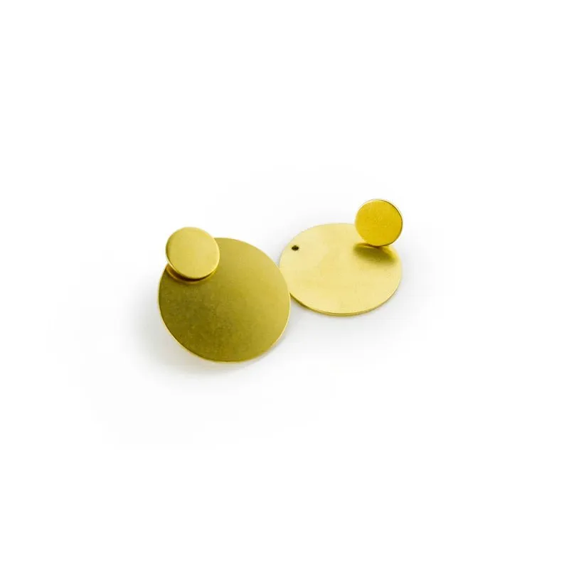 Circular Ear Jacket Earrings