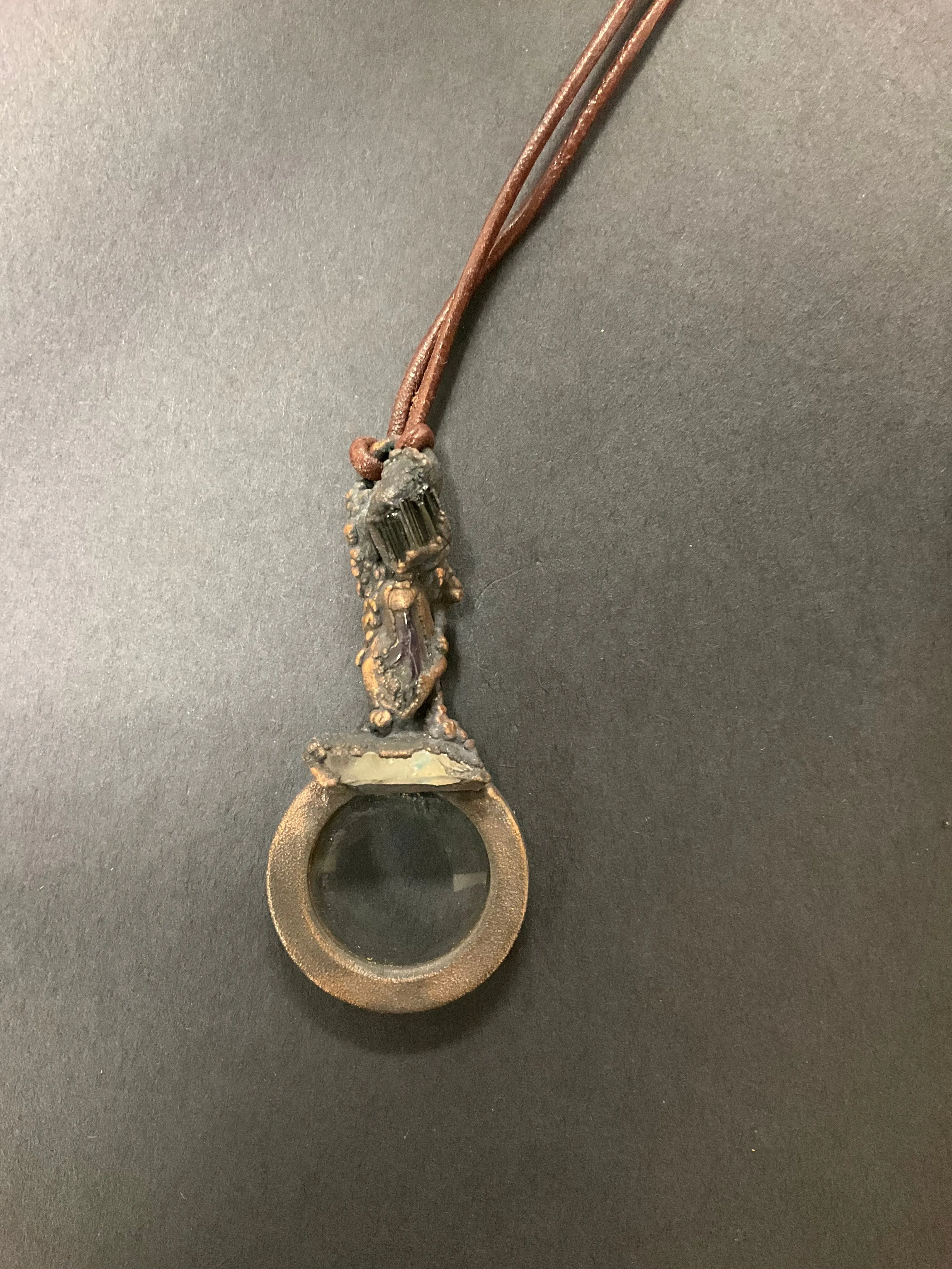 Copper Crystal Necklace - Jimmy Gann