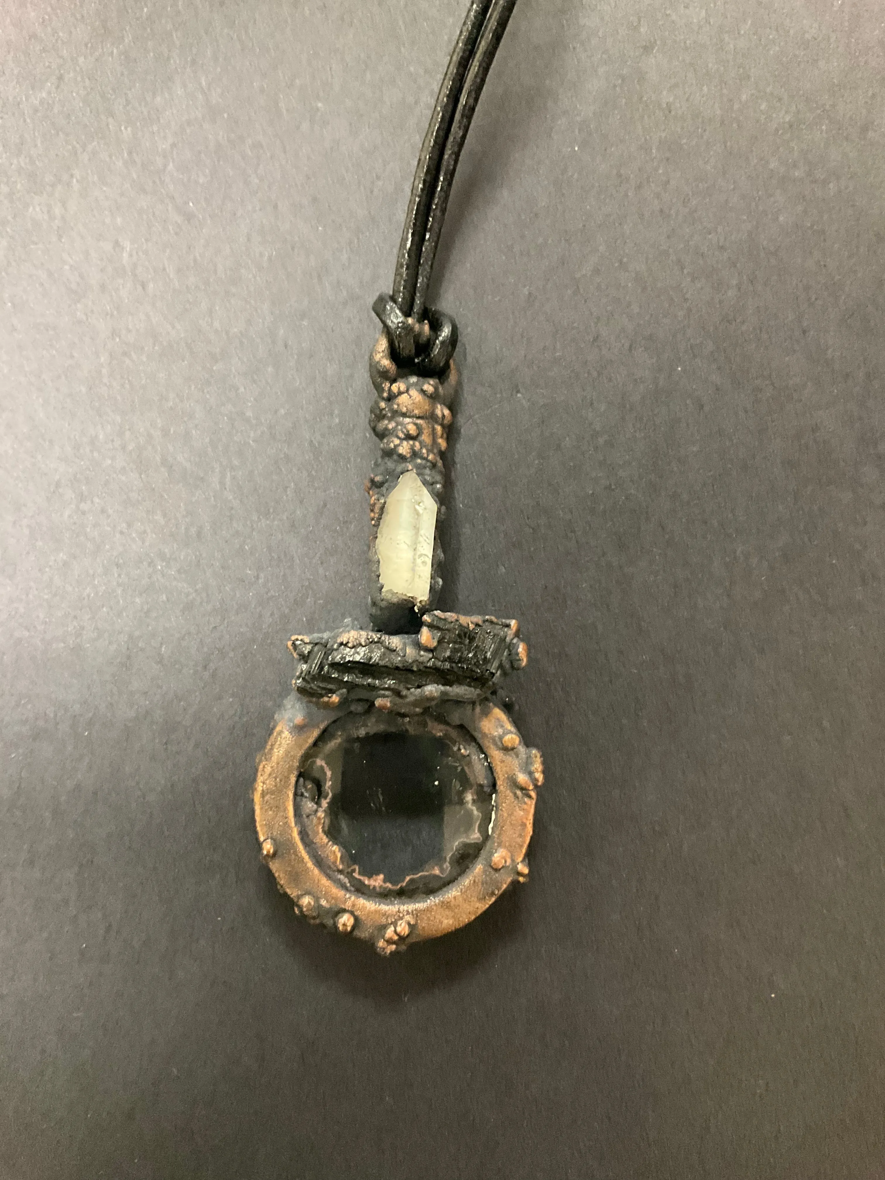 Copper Crystal Necklace - Jimmy Gann
