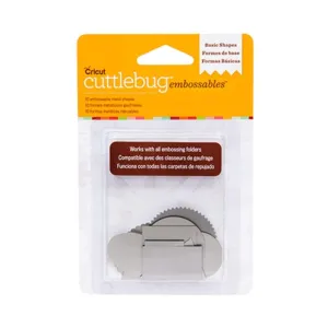 Cuttlebug Embossables Silver Shapes, Basic Shapes*