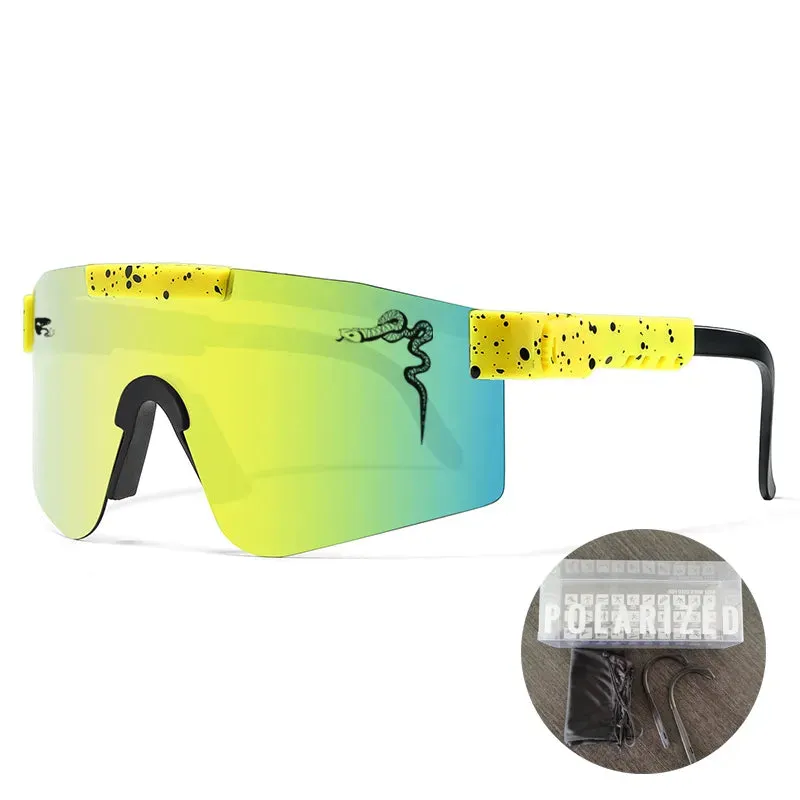 Cycling Glasses UV400 Polarized Outdoor Sports Eyewear Fashion Bike Bicycle Sunglasses Mtb Goggles with Case