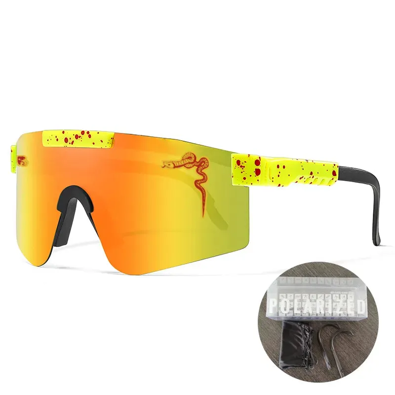 Cycling Glasses UV400 Polarized Outdoor Sports Eyewear Fashion Bike Bicycle Sunglasses Mtb Goggles with Case