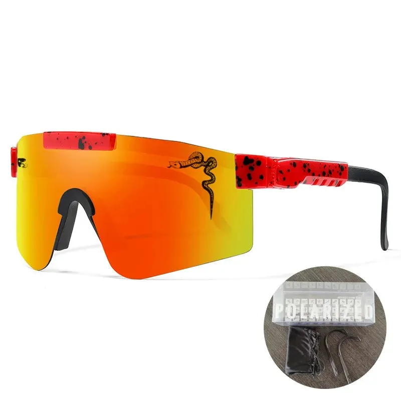 Cycling Glasses UV400 Polarized Outdoor Sports Eyewear Fashion Bike Bicycle Sunglasses Mtb Goggles with Case