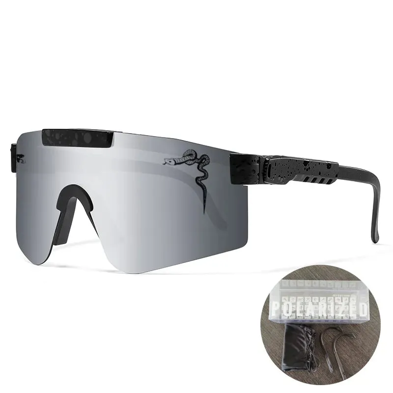Cycling Glasses UV400 Polarized Outdoor Sports Eyewear Fashion Bike Bicycle Sunglasses Mtb Goggles with Case