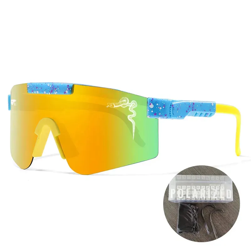 Cycling Glasses UV400 Polarized Outdoor Sports Eyewear Fashion Bike Bicycle Sunglasses Mtb Goggles with Case