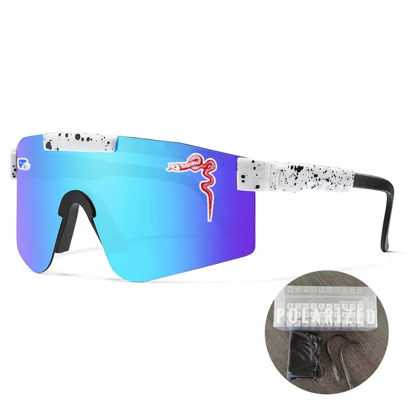 Cycling Glasses UV400 Polarized Outdoor Sports Eyewear Fashion Bike Bicycle Sunglasses Mtb Goggles with Case