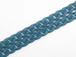Deep Blue Transparent Plastic Chains