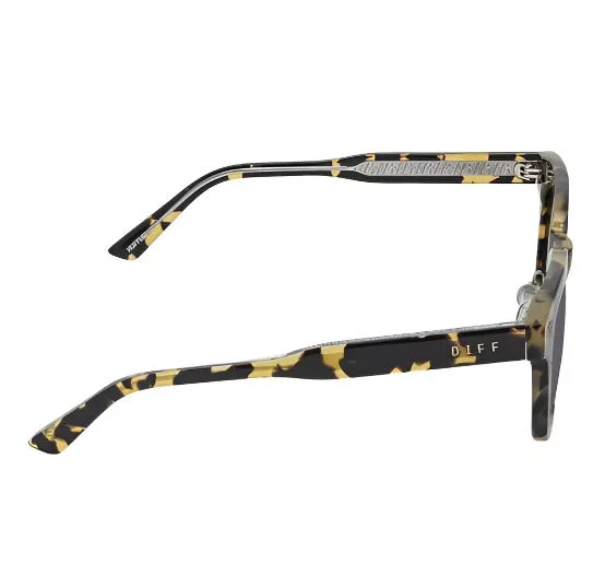 DIFF Charitable Eyewear Hufflepuff - Butterbeer Tortoise Cocoa - Polarized Sunglasses
