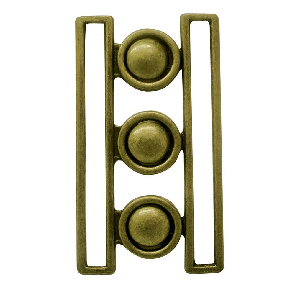 ELAN Cinch Belt Buckle - 76mm (3") - Antique Brass -1 pcs