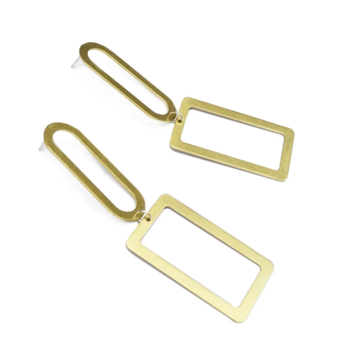 Elongated Shape Earrings