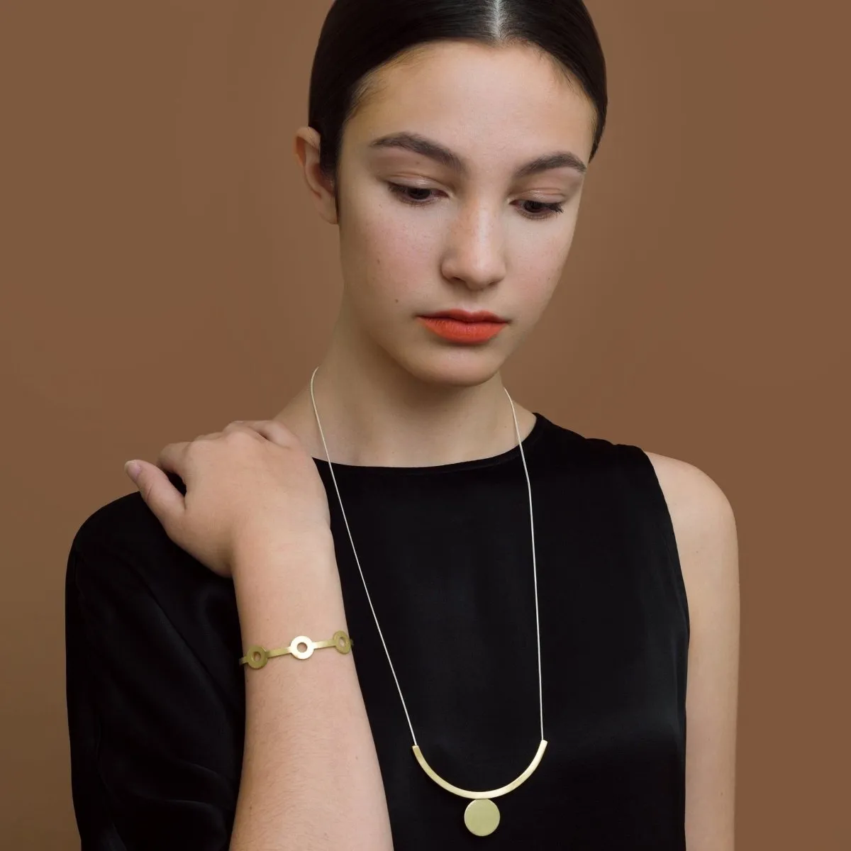 Floating Circle Necklace