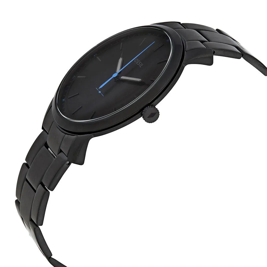 Fossil The Minimalist Black Satin Dial Men's Watch FS5308