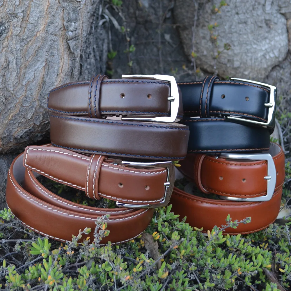 French Calf Belt - Brown