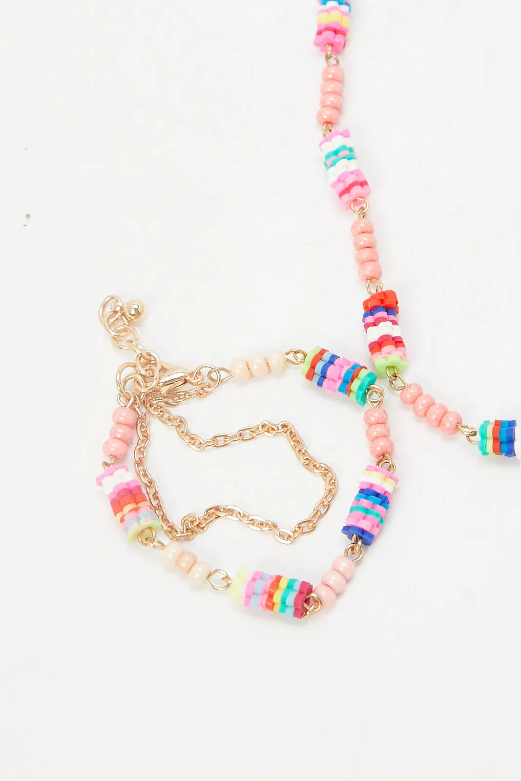 Gilrs Multicolour Embellished Accessories Set (2 Piece)