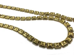 Golden Square Metal Chains (12 mm)