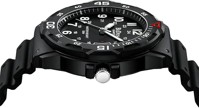 HANPOSH Mens Watches Analog Quartz Watches Men 50M Waterproof Watch Fashion Business Casual Mens Designer Watch with Date Wrist Watches for Man