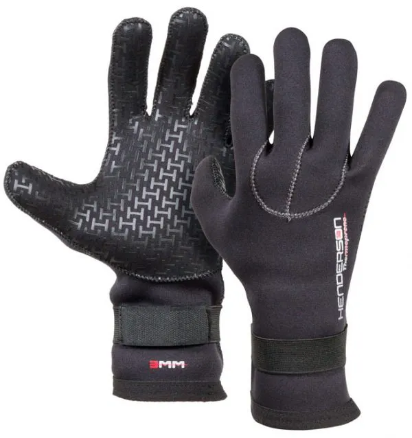 Henderson Thermoprene Closure Glove, 3mm Neoprene, Gator Elastic Closure, High-Grip Textured Palm