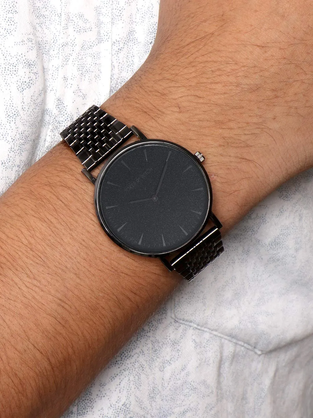 Joker & Witch Phile All Black Men's Watch