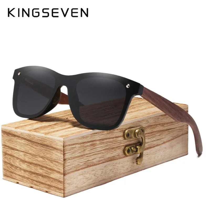 KINGSEVEN Vintage Natural Wood Luxury Eyewear