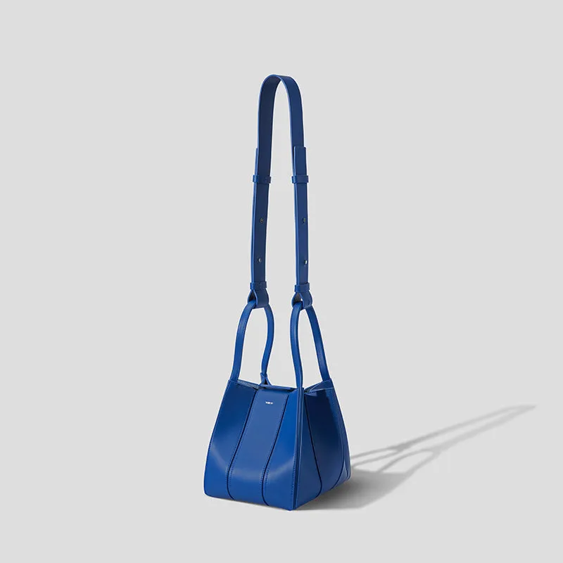 Lantern Designer Foldable Handbag - Prussian Blue