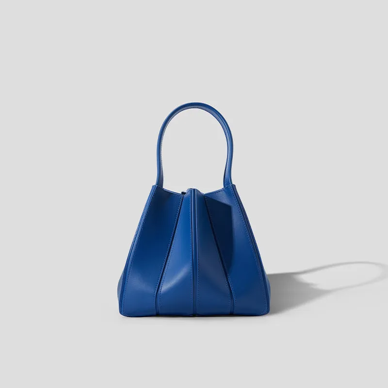 Lantern Designer Foldable Handbag - Prussian Blue