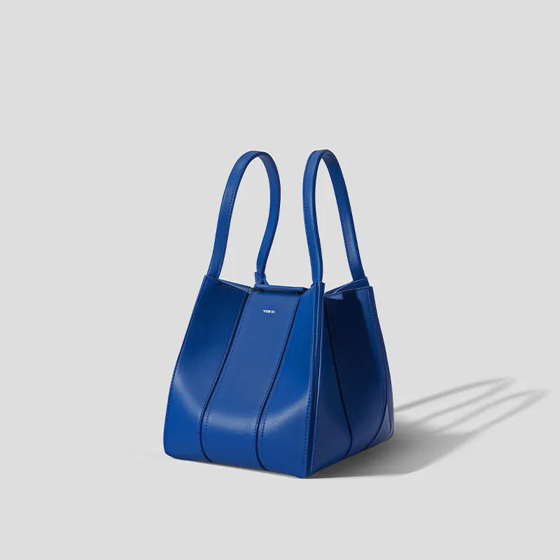 Lantern Designer Foldable Handbag - Prussian Blue