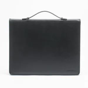 Leather Document Holder Black 14'