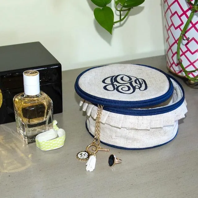 Linen Jewelry Round