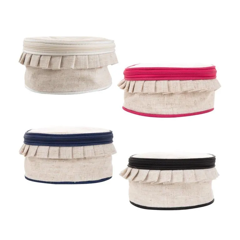Linen Jewelry Round