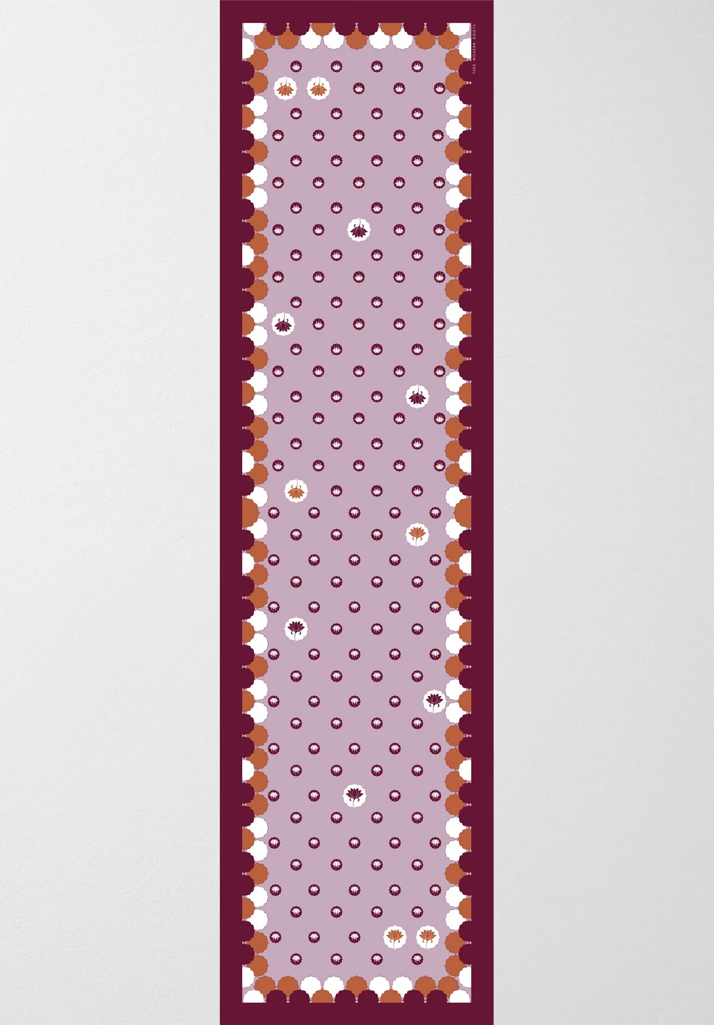 Lotus Drift Silk Stole