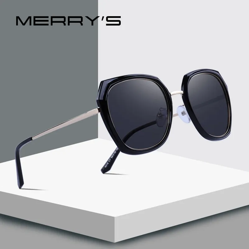 MERRY'S DESIGN Women Brand Designer Sunglasses Fashion Polarized Sun Glasses Metal Temple 100% UV Protection