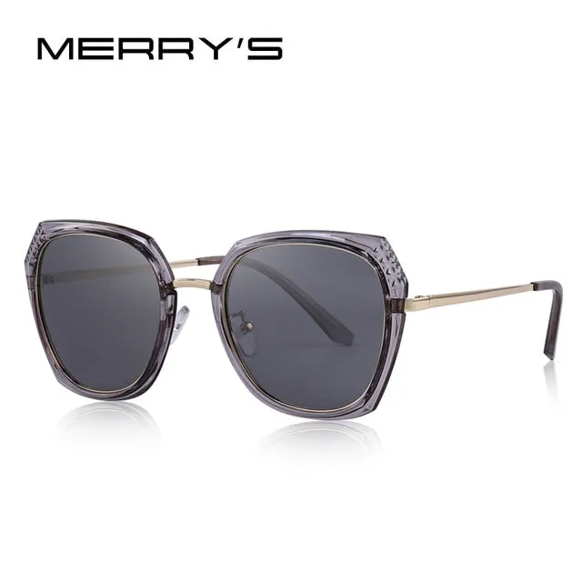 MERRY'S DESIGN Women Brand Designer Sunglasses Fashion Polarized Sun Glasses Metal Temple 100% UV Protection