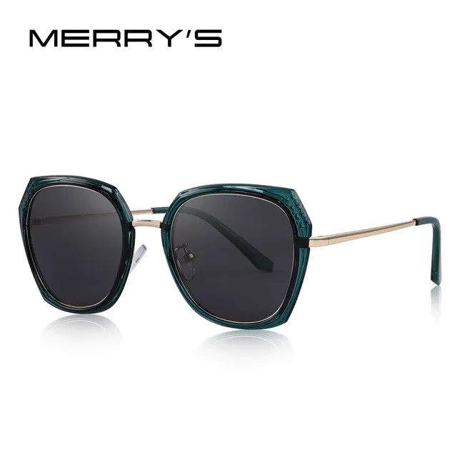 MERRY'S DESIGN Women Brand Designer Sunglasses Fashion Polarized Sun Glasses Metal Temple 100% UV Protection