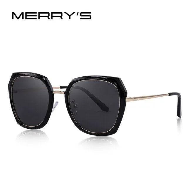 MERRY'S DESIGN Women Brand Designer Sunglasses Fashion Polarized Sun Glasses Metal Temple 100% UV Protection