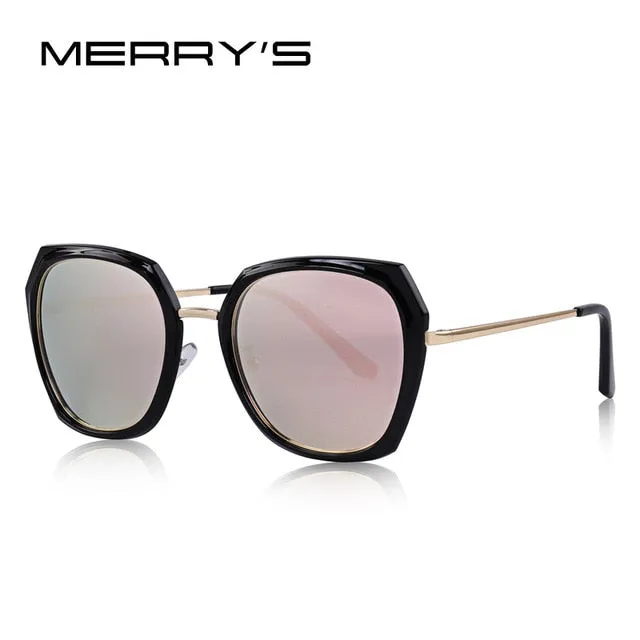 MERRY'S DESIGN Women Brand Designer Sunglasses Fashion Polarized Sun Glasses Metal Temple 100% UV Protection
