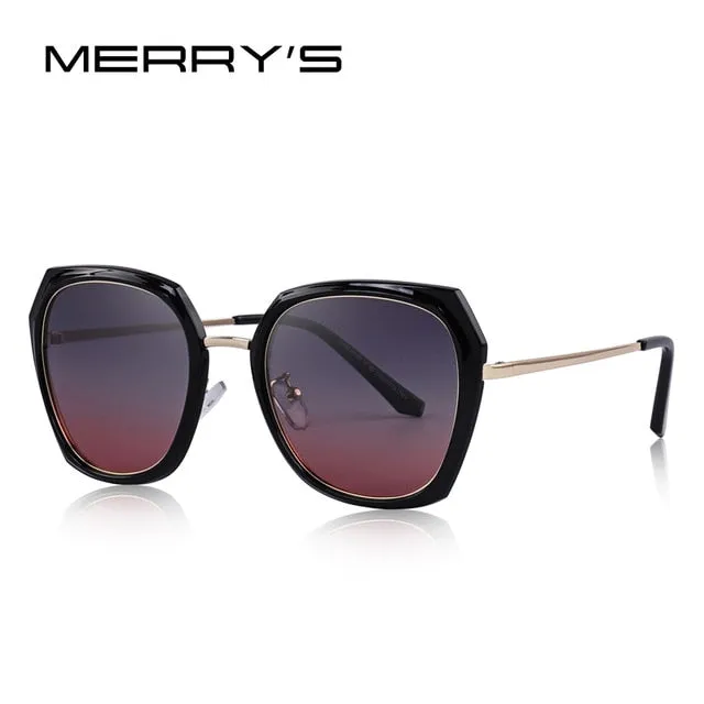 MERRY'S DESIGN Women Brand Designer Sunglasses Fashion Polarized Sun Glasses Metal Temple 100% UV Protection