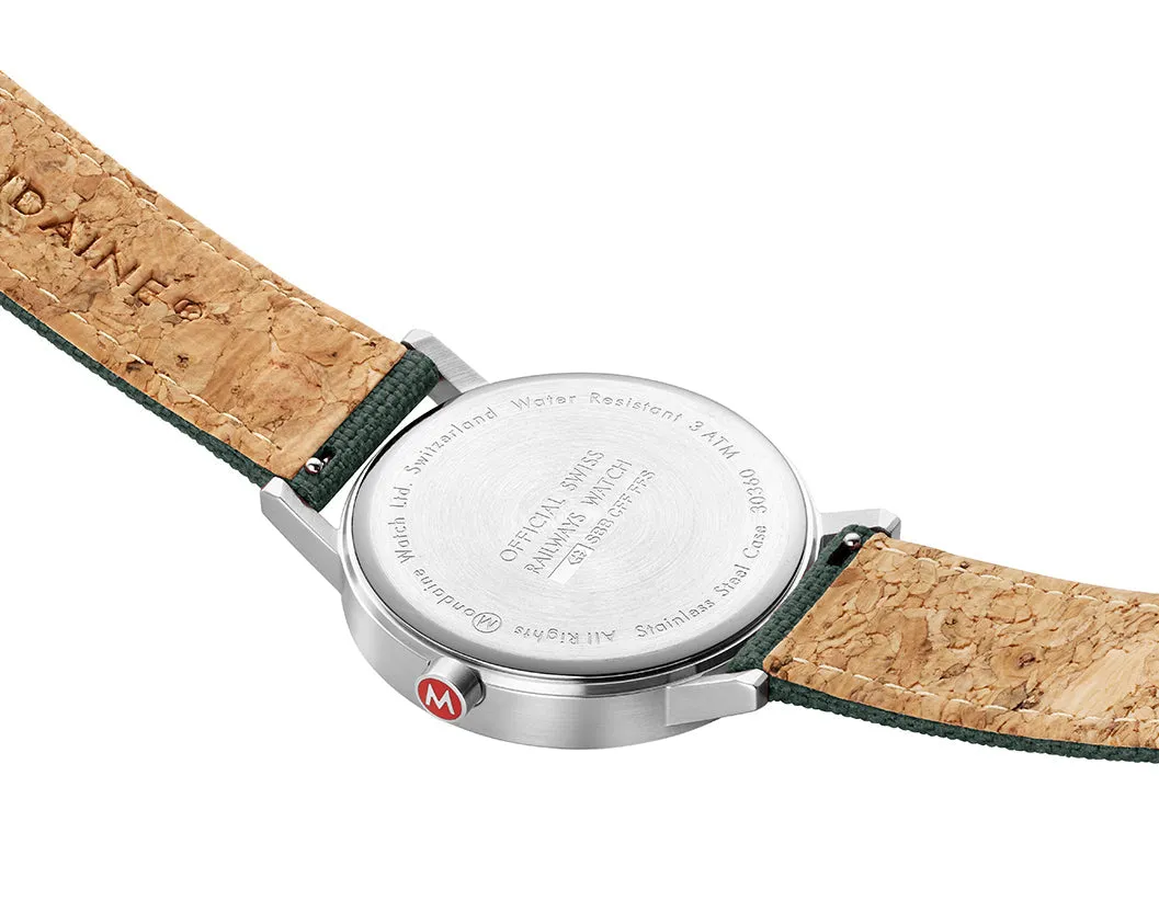 MOND Watch Classic Park Green Textile