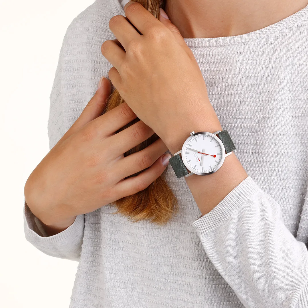 MOND Watch Classic Park Green Textile
